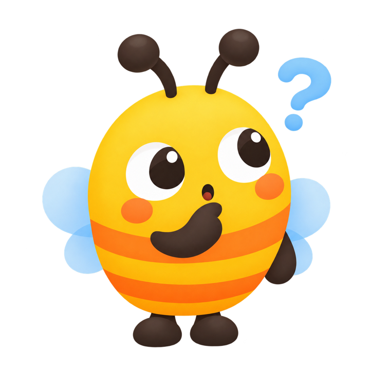 Bea the bee thinking