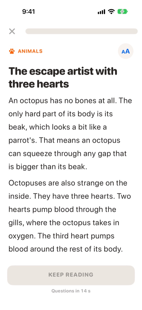 A short story from Bea, ready to read